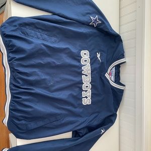 Vintage Dallas Cowboys Reebok Nylon Crewneck
